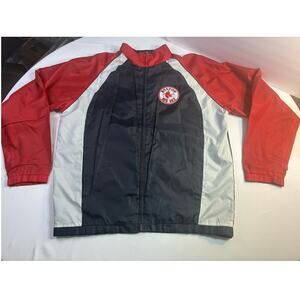 Boston Red Sox MLB G-III Carl Banks Windbreaker Jacket Men’s Large Vintage Retro